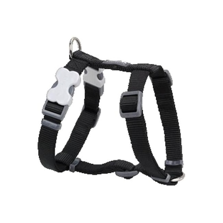 Red Dingo DH-ZZ-BB-SM Dog Harness Classic Black; Small